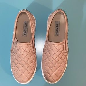 Pink Steve Madden slip on shoes